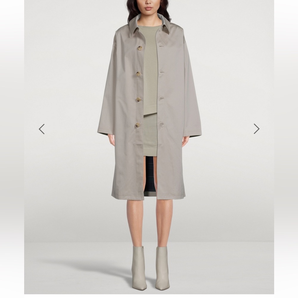 UNCLE STUDIOS The Mackintosh Coat Plaid Lining - XS